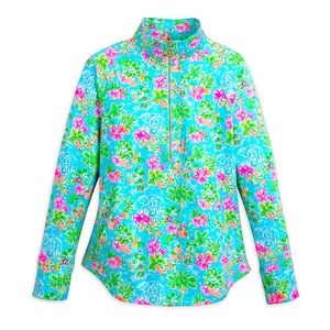 Lilly Pulitzer Disney Skipper Popover Size Small 💚